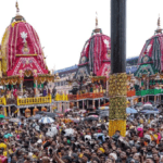 Stampede-like situation during Puri Rath Yatra; one dead, several devotees hospitalized.