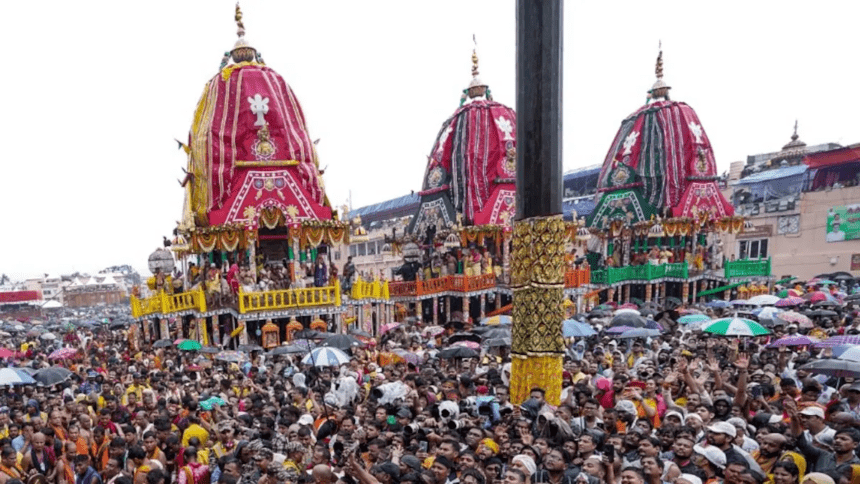 Stampede-like situation during Puri Rath Yatra; one dead, several devotees hospitalized.