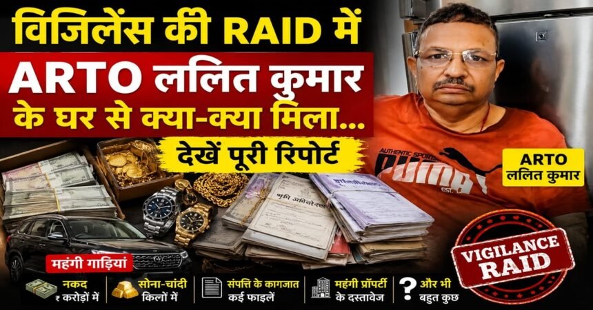Uttar Pradesh, Vigilance Raid, ARTO Lalit Kumar