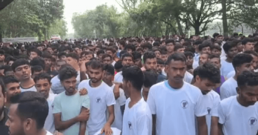 congress-students-marathon-ranchi