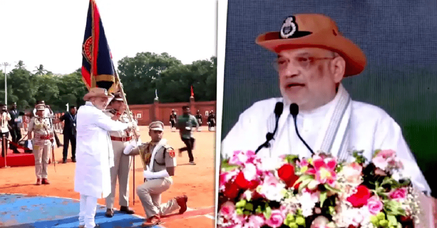 Amit Shah, Puducherry Police, Presidents Colour