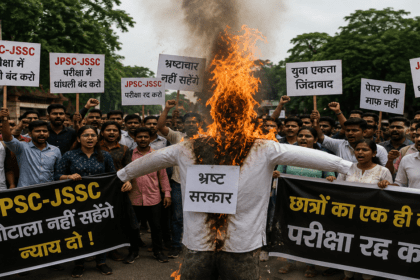 JPSC, JSSC, Jharkhand, Ranchi, Student Protest