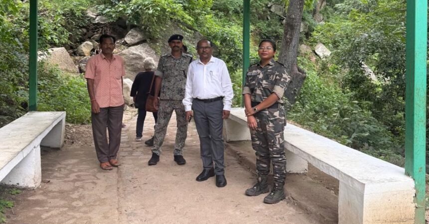 Lodh Falls, Mahuadand, Latehar News, CCTV Installation, Tourist Safety