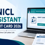 NICL Assistant Admit Card 2026