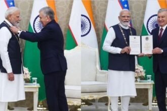 pm-modi-honoured-oli-darajali-dostlik-award-uzbekistan-shavkat-mirziyoyev