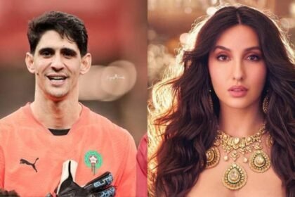 Nora Fatehi and Yassine Bounou