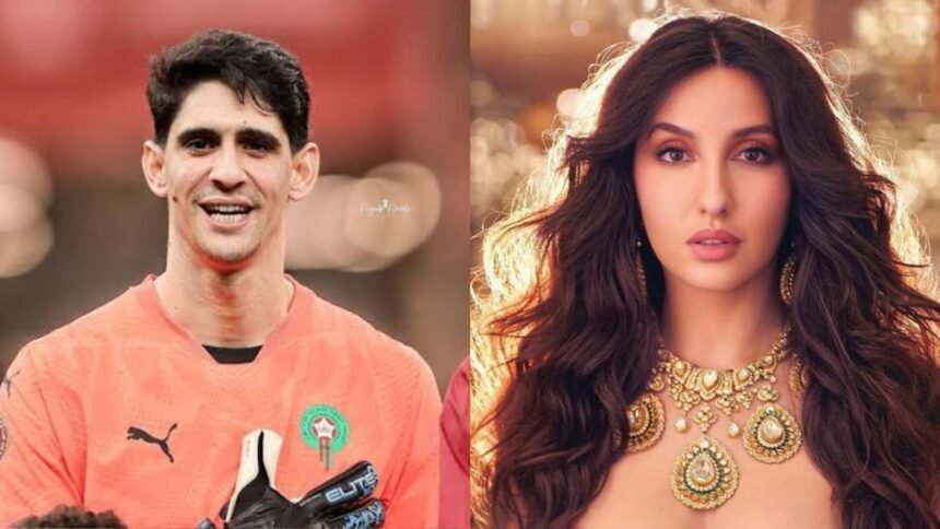 Nora Fatehi and Yassine Bounou