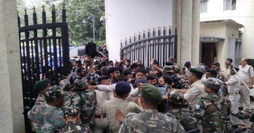 Project Bhawan Protest, Ranchi News