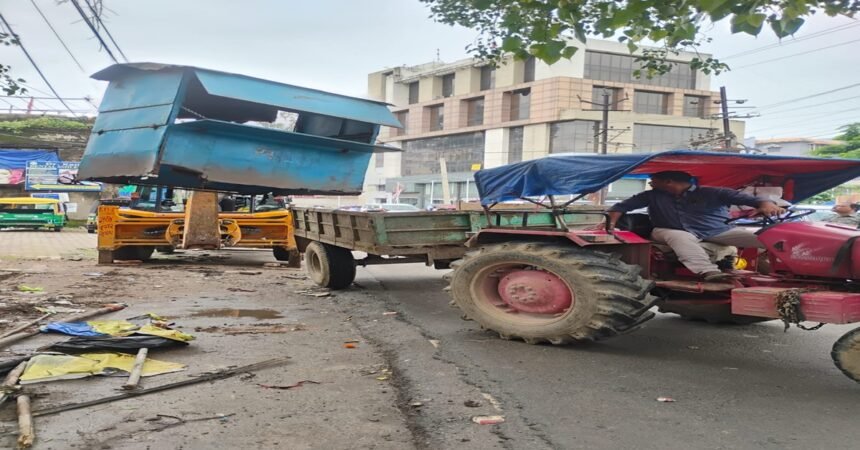 Ranchi Municipal Corporation, Ranchi News, Anti Encroachment Drive, Encroachment