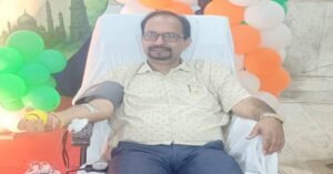 Sanjay Sarraf, Blood Donation,