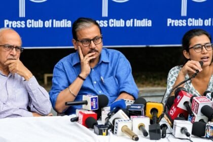 Bhushan, Manoj Jha RJD, AISA Protest, Gandhi Jayanti Protest