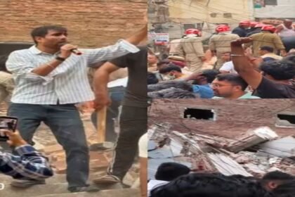 Delhi Building Collapse, Satya Niketan, South Delhi, Building Collapse
