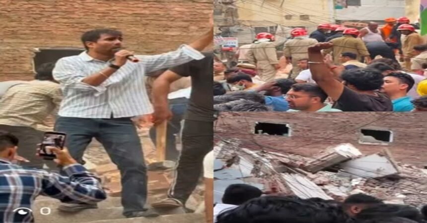 Delhi Building Collapse, Satya Niketan, South Delhi, Building Collapse