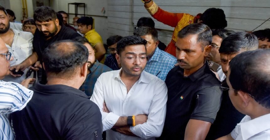 Kolkata Police, TMC, Trinamool Congress, Humayun Kabir, Abhishek Banerjee