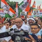 RJD Protest Ranchi, Chief Election Commissioner Gyanesh Kumar, Special Intensive Revision SIR, Election Commission Controversy, Albert Ekka Chowk Ranchi, RJD Jharkhand, BJP Favoritism Allegation