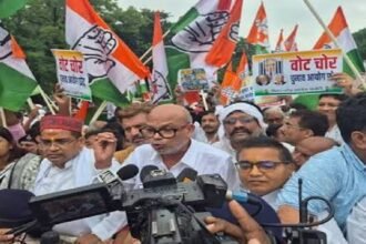 RJD Protest Ranchi, Chief Election Commissioner Gyanesh Kumar, Special Intensive Revision SIR, Election Commission Controversy, Albert Ekka Chowk Ranchi, RJD Jharkhand, BJP Favoritism Allegation