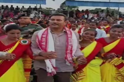 Sudesh Mahto, Karam festival, Bagdaha Dhanbad, AJSU party, Jharkhand culture, tribal traditions, social heritage