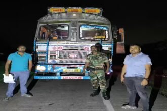 nawadih-illegal-coal-loaded-truck-seized-bokaro