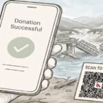 pal Flood, Digital Donations, QR Code, Mobile Ban