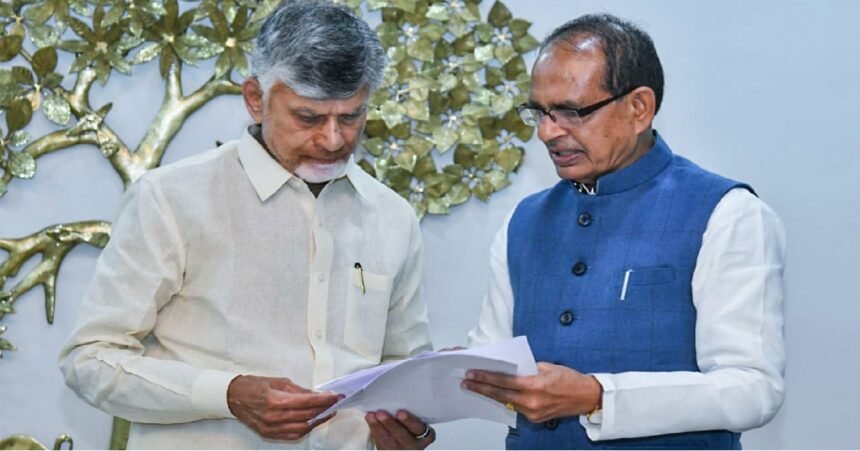 Andhra Pradesh news, N. Chandrababu Naidu, Shivraj Singh Chouhan, 33 lakh welfare houses, 3D printed house, Burripalem Guntur, housing scheme