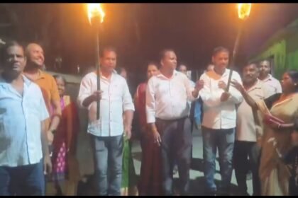 Bundu News, BJP Bundu, Radha Rani Mandir Seva Sankalp, Mashaal Juloos Bundu, Subodh Mukherjee, Rajesh Oraon, Ranchi Politics, Local News Jharkhand
