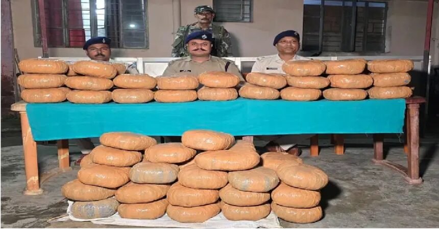 Chatra News, Operation Clean Chatra, Ganja Seized Jharkhand, Chatra Police, Drug Smuggling, Jharkhand Crime News