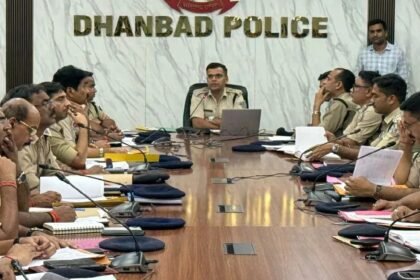 Dhanbad News, IG Shailendra Kumar Sinha, Durga Puja Security, Bokaro Range Police, Jharkhand Police, Crime News Dhanbad, Law and Order Jharkhand