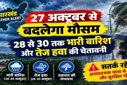 Jharkhand Weather Alert_ Heavy Rain Warning