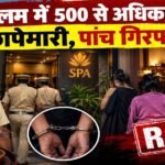 Kerala Spa Raid News Collage