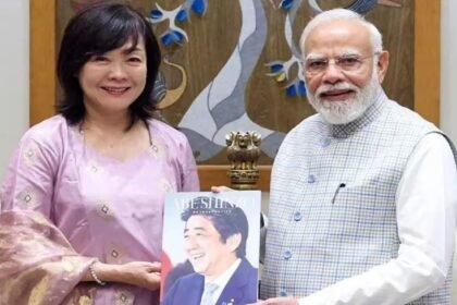 Narendra Modi, Akie Abe, Shinzo Abe, India Japan Relations, Shinzo Abe Memorial Corridor, Varanasi Rudraksh Convention Centre, PM Modi Post, Yogi Adityanath