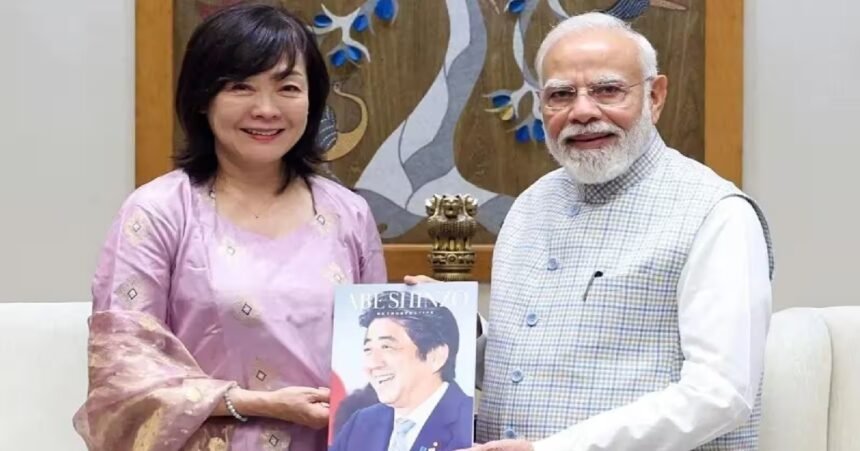 Narendra Modi, Akie Abe, Shinzo Abe, India Japan Relations, Shinzo Abe Memorial Corridor, Varanasi Rudraksh Convention Centre, PM Modi Post, Yogi Adityanath
