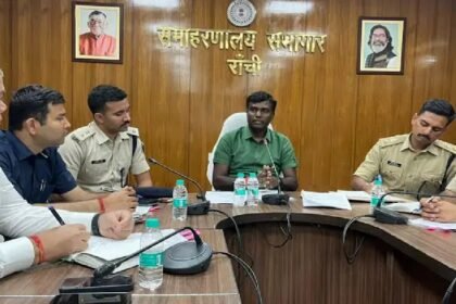 Ranchi DC, Chhath Puja safety guidelines, Chhath ghat Ranchi, Manjunath Bhajrantri, Diwali security Ranchi, Jharkhand festival news