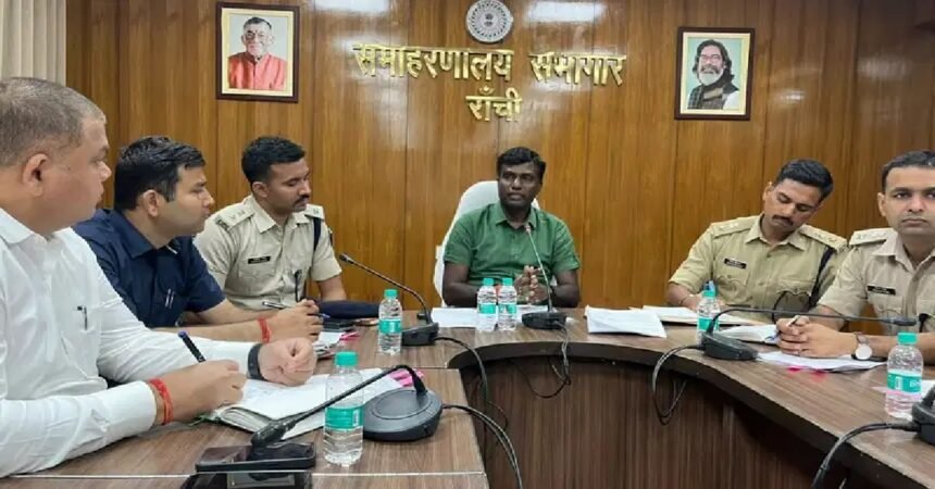 Ranchi DC, Chhath Puja safety guidelines, Chhath ghat Ranchi, Manjunath Bhajrantri, Diwali security Ranchi, Jharkhand festival news
