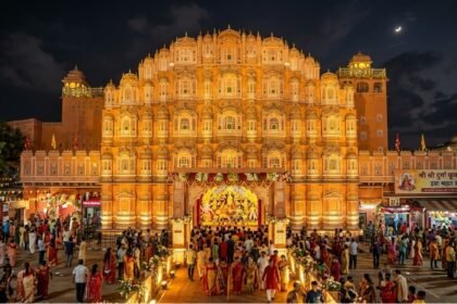Ranchi Durga Puja, Hawa Mahal Pandal, Lalu Prasad Yadav