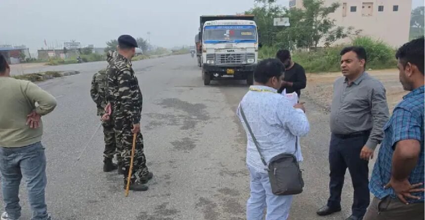 Ranchi News, Ranchi Transport Department, Vehicle Checking Drive, Traffic Rules Violation, Manjunath Bhajantri, Ring Road Ranchi, Kanke Road, Jharkhand News