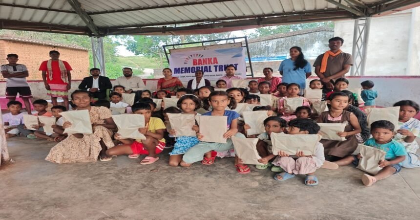 Ranchi news, Banka Memorial Trust, Patra Gonda village, International Girl Child Day, Navratri initiative, education support, local updates