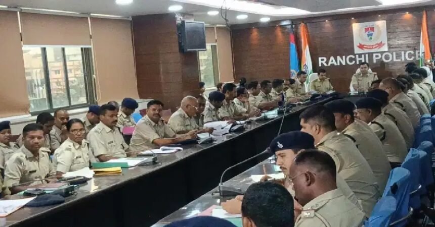 Ranchi news, Durga Puja safety, SSP Rakesh Ranjan, police meeting, CCTV surveillance, Shakti Commandos, Jharkhand local updates