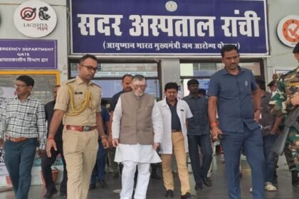 Santosh Kumar Gangwar, Jharkhand Governor, Ranchi Sadar Hospital, dental treatment, public health services, Ranchi news, Governor health update