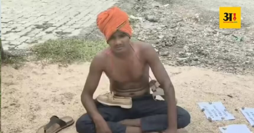 giridih-farmer-protest-land-dispute-gawan-police-station