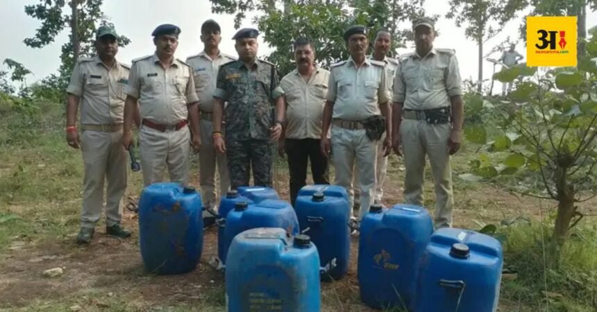 giridih-illegal-liquor-raid-750-liters-deshi-sharab-seized