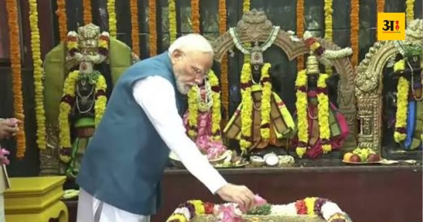 pm-narendra-modi-visits-iit-madras-temple-chennai-tamil-nadu