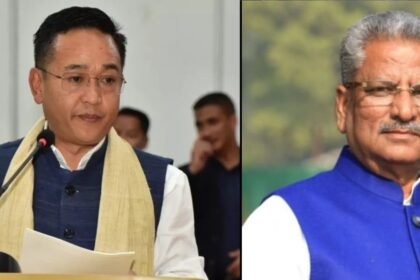 sikkim-cm-prem-singh-tamang-praise-outgoing-governor-om-prakash-mathur-dushyant-gautam